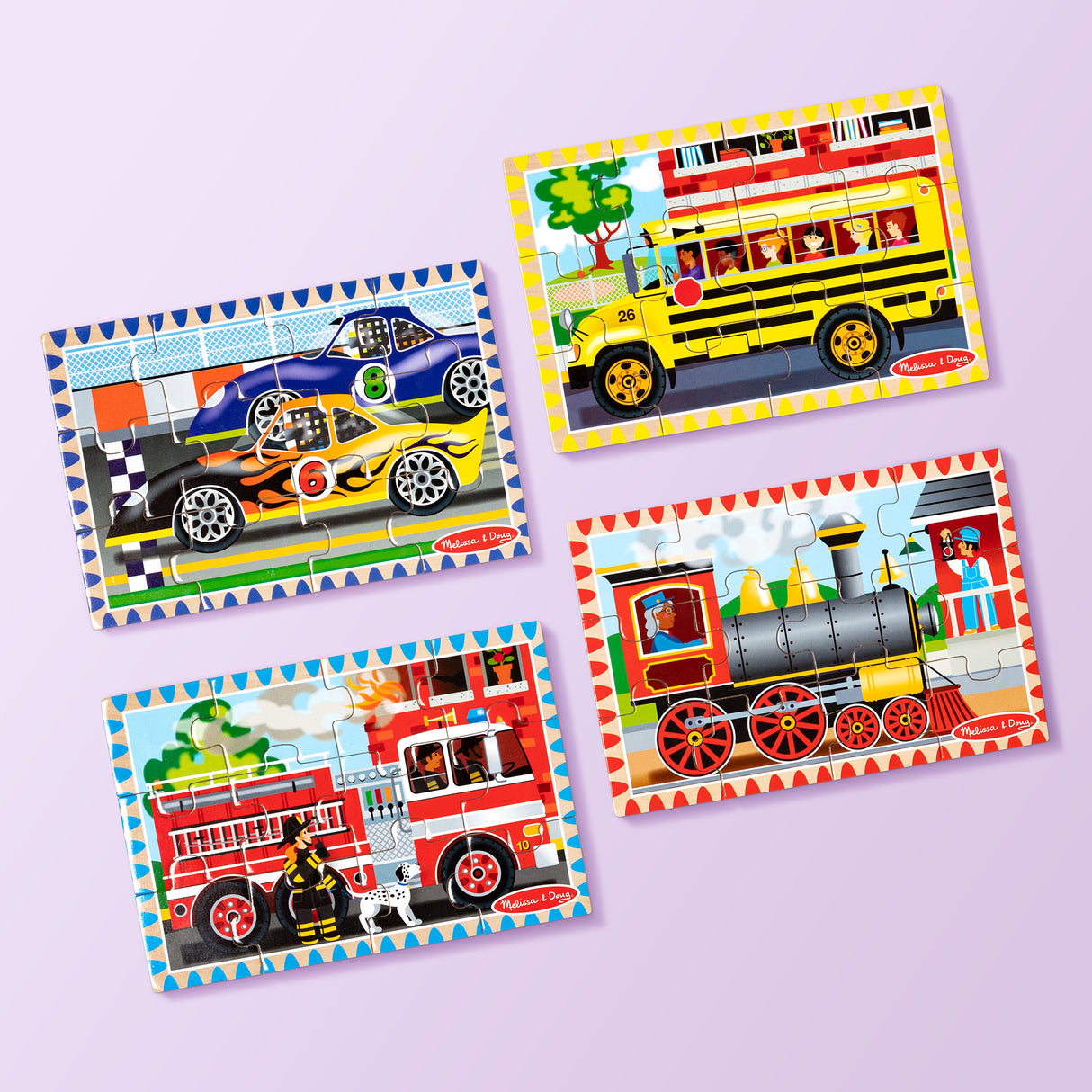 M&D - Vehicles Puzzles In A Box - Modern Brands Australia