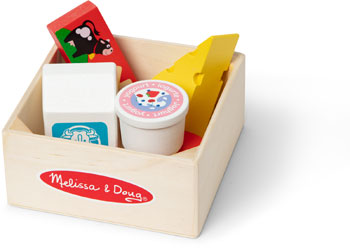M&D - Wooden Food Groups Play Set - Dairy - Modern Brands Australia