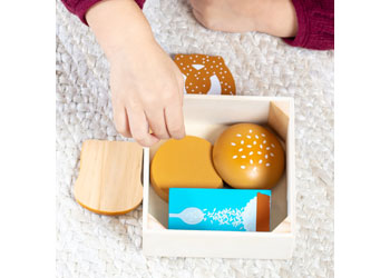 M&D - Wooden Food Groups Play Set - Grains - Modern Brands Australia