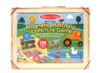 M&D - Wooden Magnetic Picture Game - Modern Brands Australia