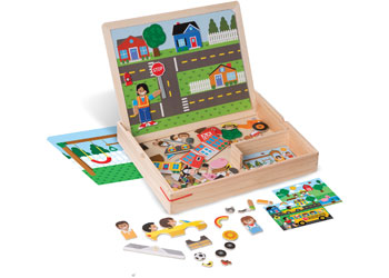 M&D - Wooden Magnetic Picture Game - Modern Brands Australia