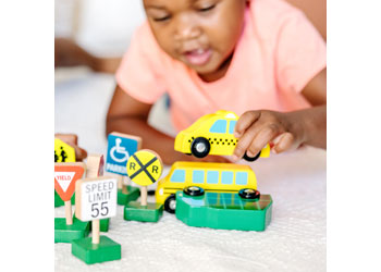 M&D - Wooden Traffic Signs and Vehicles - Modern Brands Australia