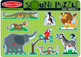 Melissa & Doug - Zoo Animals Sound Puzzle - 8pc - Modern Brands Australia