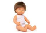 Miniland - Baby Doll - Caucasian Boy with Down Syndrome 38cm - Modern Brands Australia