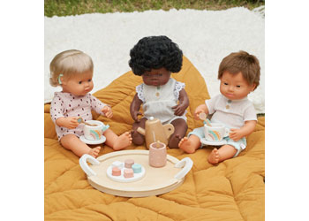 Miniland - Baby Doll - Caucasian Boy with Down Syndrome 38cm - Modern Brands Australia