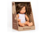 Miniland - Baby Doll - Caucasian Girl with Down Syndrome 38cm - Modern Brands Australia