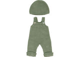 Miniland - Knitted Doll Outfit 38cm - Overall & Beanie Hat - Modern Brands Australia