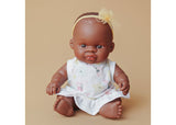 Miniland -Mf&M African Girl Baby Doll 21Cm - Modern Brands Australia