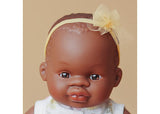 Miniland -Mf&M African Girl Baby Doll 21Cm - Modern Brands Australia