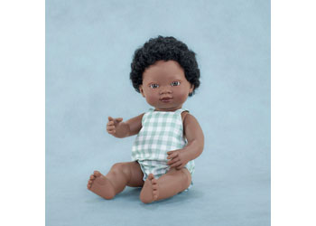 Miniland -Mf&Me Baby Doll African Boy 38Cm - Modern Brands Australia