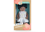 Miniland -Mf&E Baby Doll African Girl 38Cm - Modern Brands Australia
