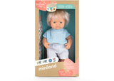 Miniland -Mf&M Baby Doll Blond Boy 38Cm - Modern Brands Australia