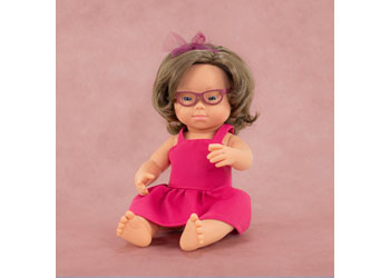 Miniland -Mf&M Baby Doll Girl W/Down Synd.38Cm - Modern Brands Australia