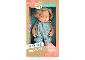 Miniland -Mf&M Baby Doll Girl W/Vitiligo 38Cm - Modern Brands Australia