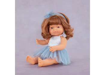 Miniland -Mf&Me Baby Doll Redhead Girl 38Cm - Modern Brands Australia