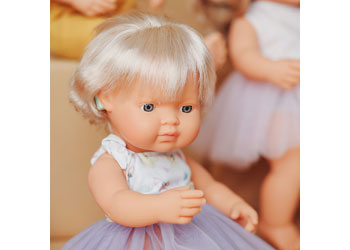 Miniland -Mf&M Baby Doll W/Hearing Aid 38Cm - Modern Brands Australia