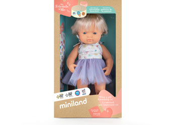 Miniland -Mf&M Baby Doll W/Hearing Aid 38Cm - Modern Brands Australia