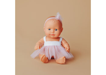 Miniland -Mf&M Caucasian Girl Baby Doll 21Cm - Modern Brands Australia