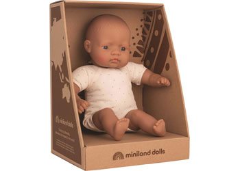Miniland - Soft Body Doll - Hispanic 32cm - Modern Brands Australia