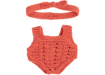 Miniland - Knitted Doll Outfit 21cm - Rompers & Headband - Modern Brands Australia