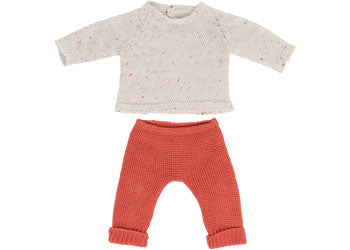 Miniland - Knitted Doll Outfit 38cm - Sweater & Trousers - Modern Brands Australia