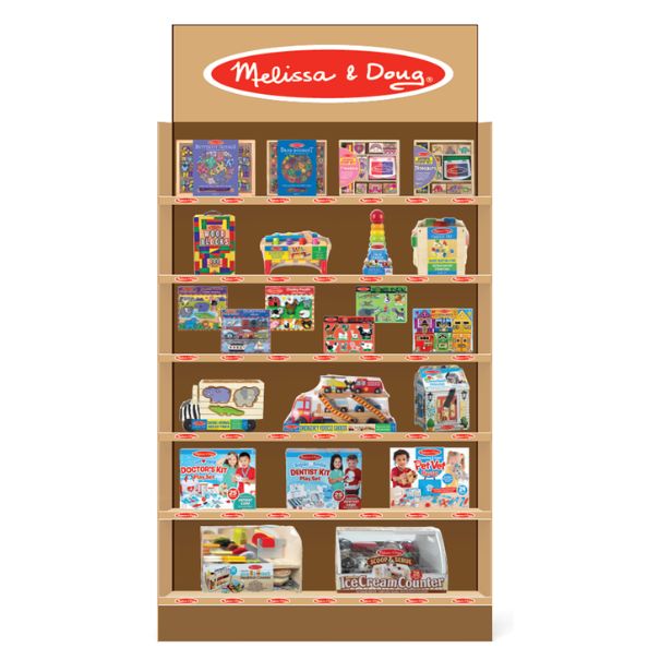 Melissa & Doug - 1m Merchandiser Wood Grain