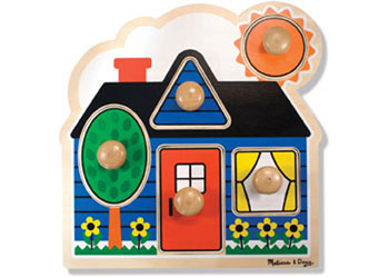 M&D - First Shapes Knob Puzzle - 4pc - Modern Brands Australia