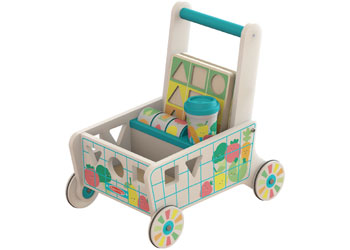 M&D - Wooden Grow with Me Grocery Cart - Modern Brands Australia