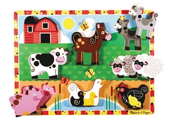M&D - Farm Chunky Puzzle 8 PCE - Modern Brands Australia