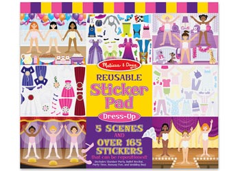 M&D - Reusable Sticker Pad - Dress-Up - Modern Brands Australia
