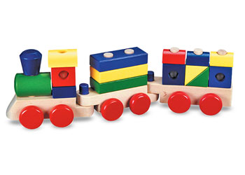 M&D - Wooden Stacking Train - Modern Brands Australia