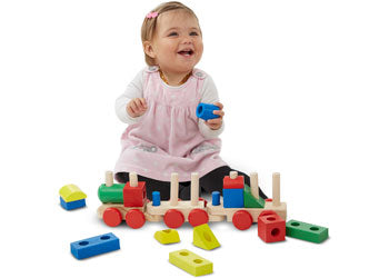 M&D - Wooden Stacking Train - Modern Brands Australia