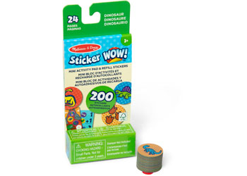 M&D - Sticker WOW! Refill Stickers - Dinosaur - Modern Brands Australia