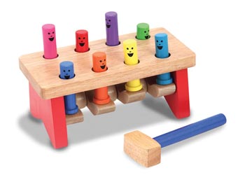 Melissa & Doug - Deluxe Pound-a-Peg - Modern Brands Australia