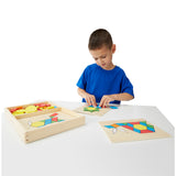 Melissa & Doug - Pattern Blocks And Boards