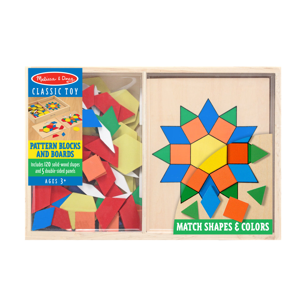 Melissa & Doug - Pattern Blocks And Boards