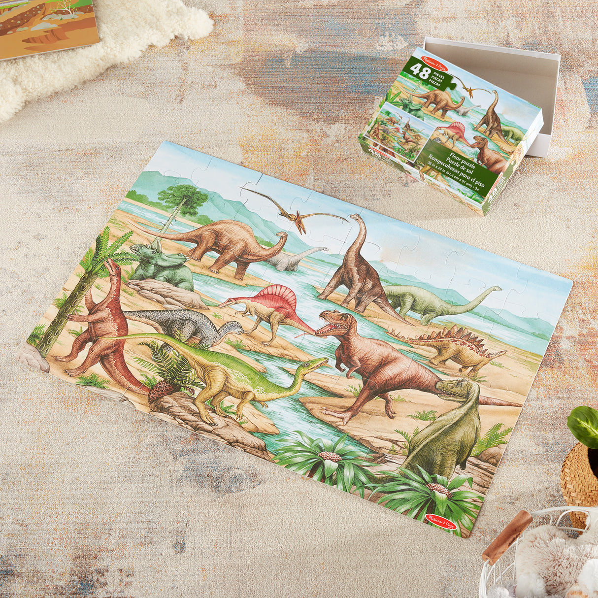 Melissa & Doug Dinosaurs Floor Puzzle 48 Pieces - Modern Brands Australia