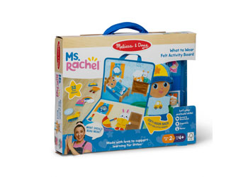 M&D - Ms. Rachel What to Wear Felt Board - Modern Brands Australia