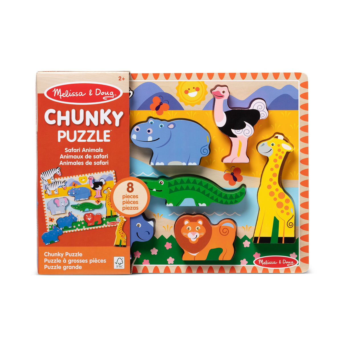 Melissa & Doug - Safari Chunky Puzzle