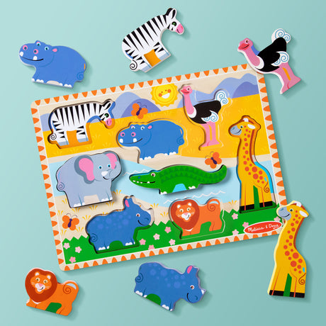Melissa & Doug - Safari Chunky Puzzle