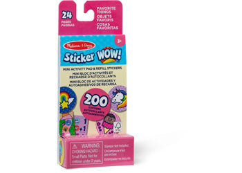 Melissa & Doug - Sticker WOW! Refill Stickers - Unicorn