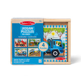 Melissa &Doug - Construction Puzzles in a Box