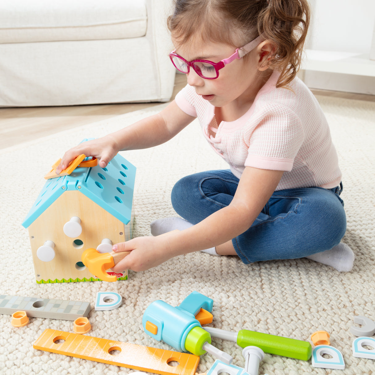 Melissa & Doug -  Build a House Play Set