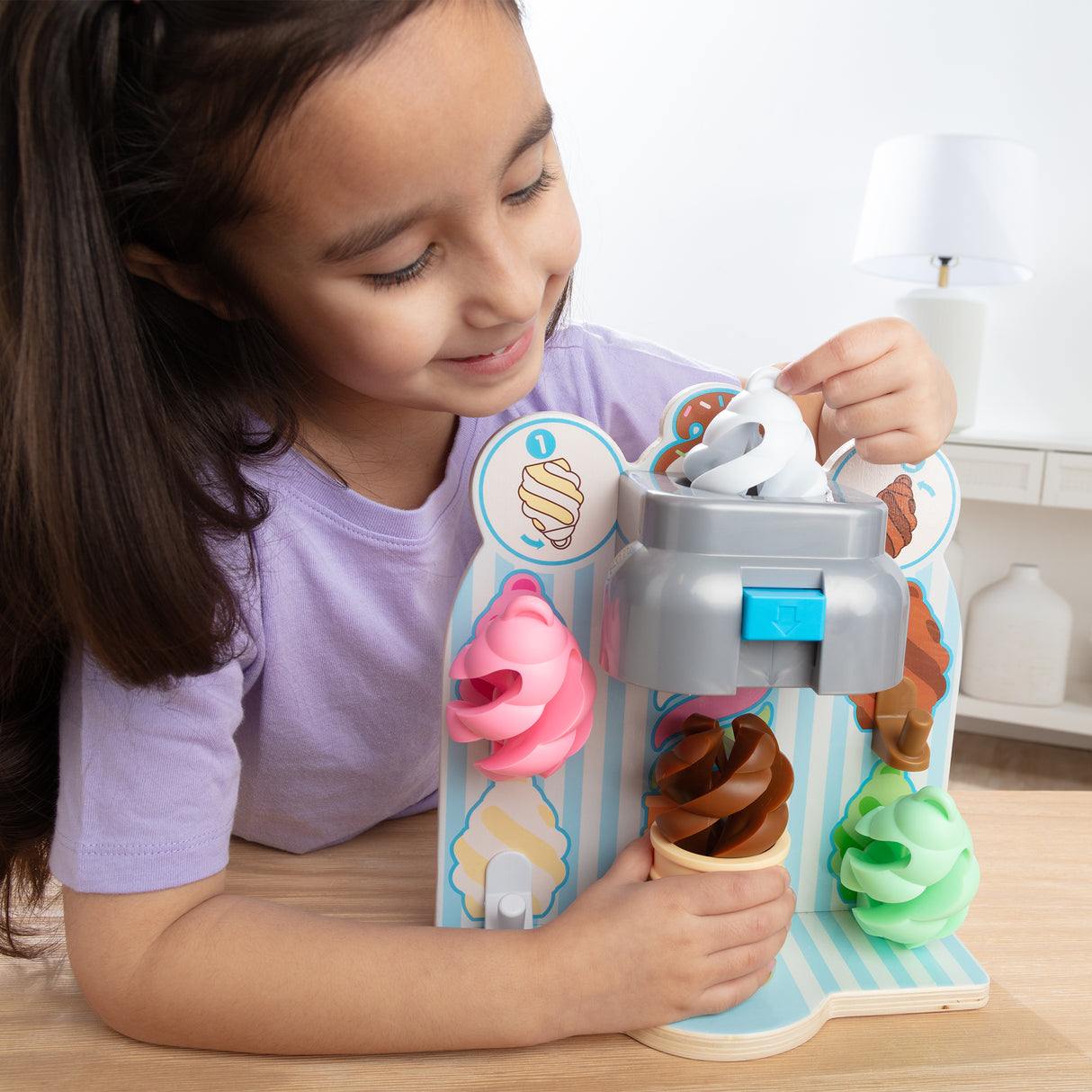 Melissa & Doug - Swirl & Serve Ice Cream Play Set