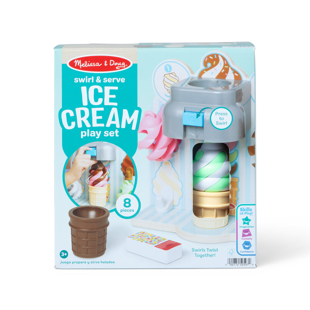 Melissa & Doug - Swirl & Serve Ice Cream Play Set