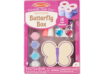 M&D - Created by Me! Wooden Butterfly Box - Modern Brands Australia