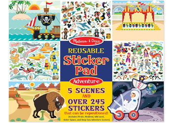 M&D - Reusable Sticker Pad - Adventure - Modern Brands Australia