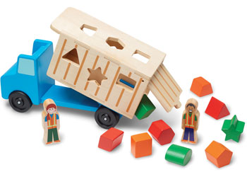 M&D - Shape-Sorting Dump Truck - Modern Brands Australia