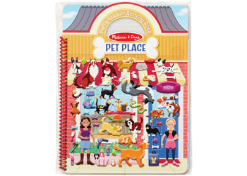 M&D - Reusable Puffy Sticker Activity Book - Pet P - Modern Brands Australia