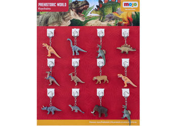 Mojo - Dinosaur Keychains 36pcs asst - Modern Brands Australia